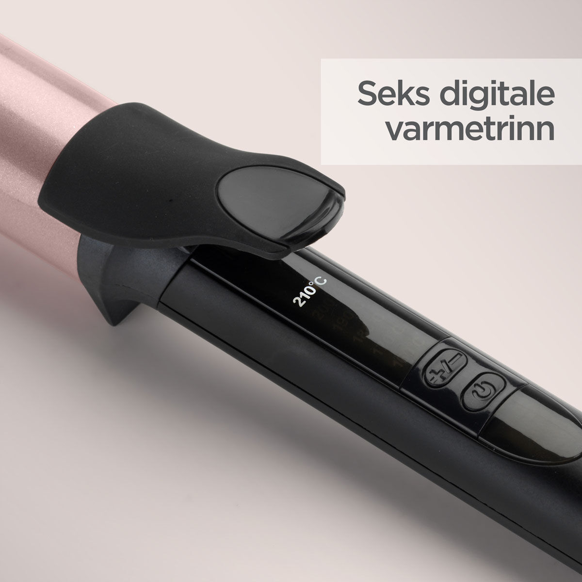 Seks digitale varmetrinn